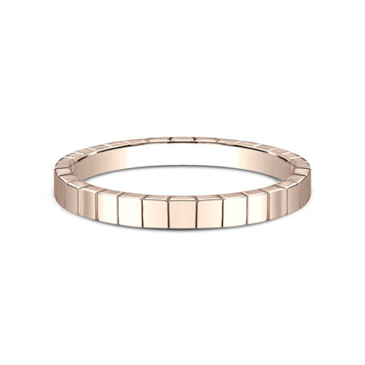 Benchmark Eternity Bands - Creator 14K Rose Gold Stackable 2.0 Wedding Band Ring | Manfredi Jewels