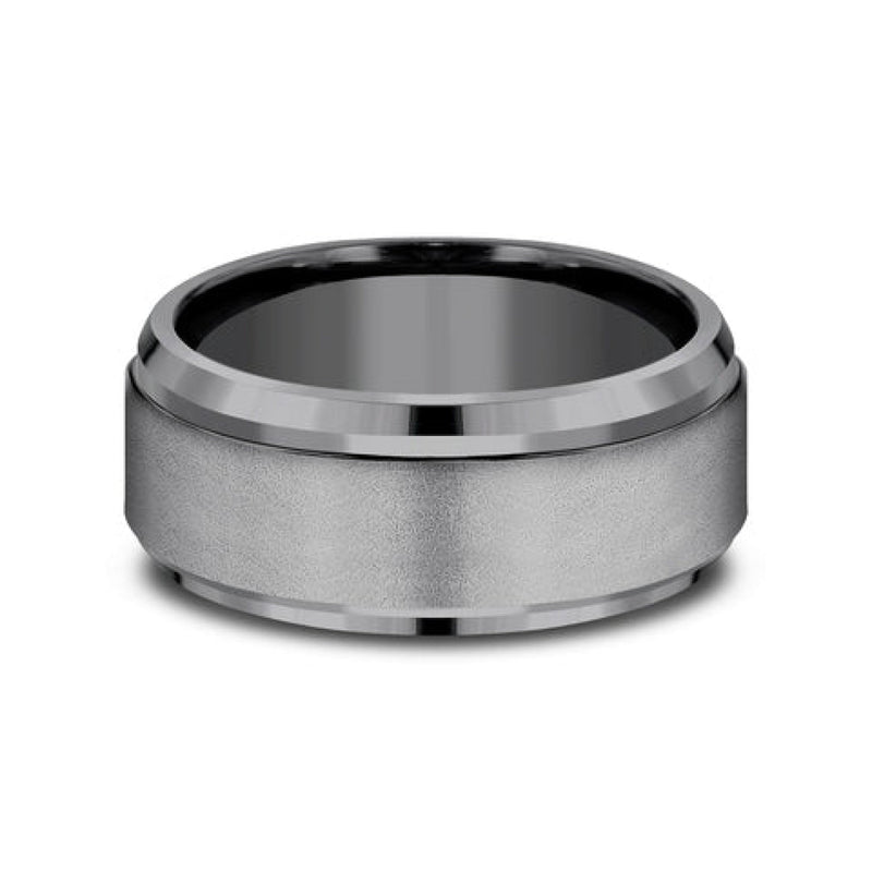 Benchmark Wedding Rings - Duke Tantalum Comfort Fit 9.0 Band Ring | Manfredi Jewels