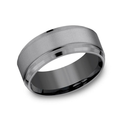 Benchmark Wedding Rings - Duke Tantalum Comfort Fit 9.0 Band Ring | Manfredi Jewels
