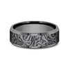 Benchmark Wedding Rings - Katana Tantalum Comfort Fit 7.0 Band Ring | Manfredi Jewels
