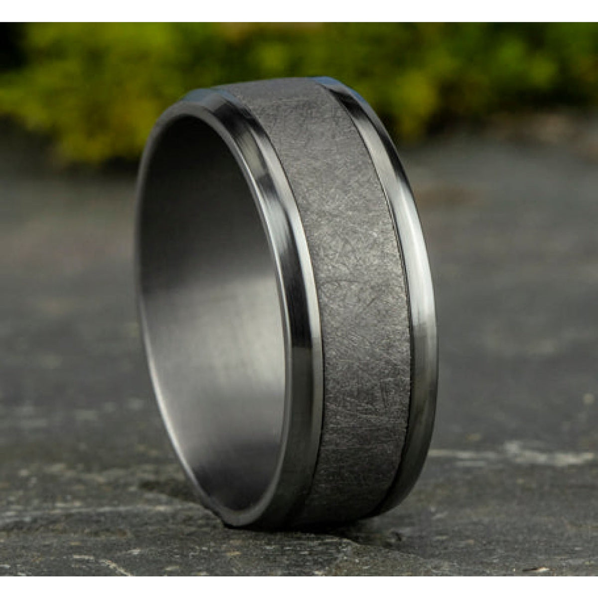 Benchmark Wedding Rings - Knight Tantalum Comfort Fit 8.0 Wedding Band Ring | Manfredi Jewels