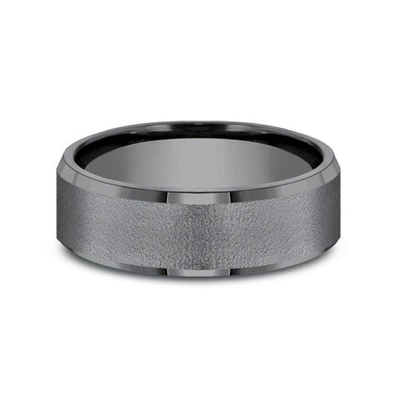 Benchmark Wedding Rings - Major Tantalum Comfort Fit 7.0 Band Ring | Manfredi Jewels