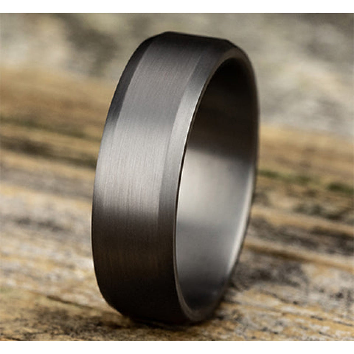 Benchmark Wedding Rings - Nobleman Tantalum Comfort Fit 7.0 Wedding Band Ring | Manfredi Jewels