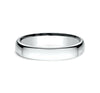 Benchmark Engagement - Platinum Euro Dome Comfort Fit 3.5 Wedding Band Ring | Manfredi Jewels