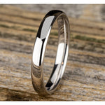 Benchmark Wedding Rings - Platinum Euro Dome Comfort Fit 3.5 Band Ring | Manfredi Jewels