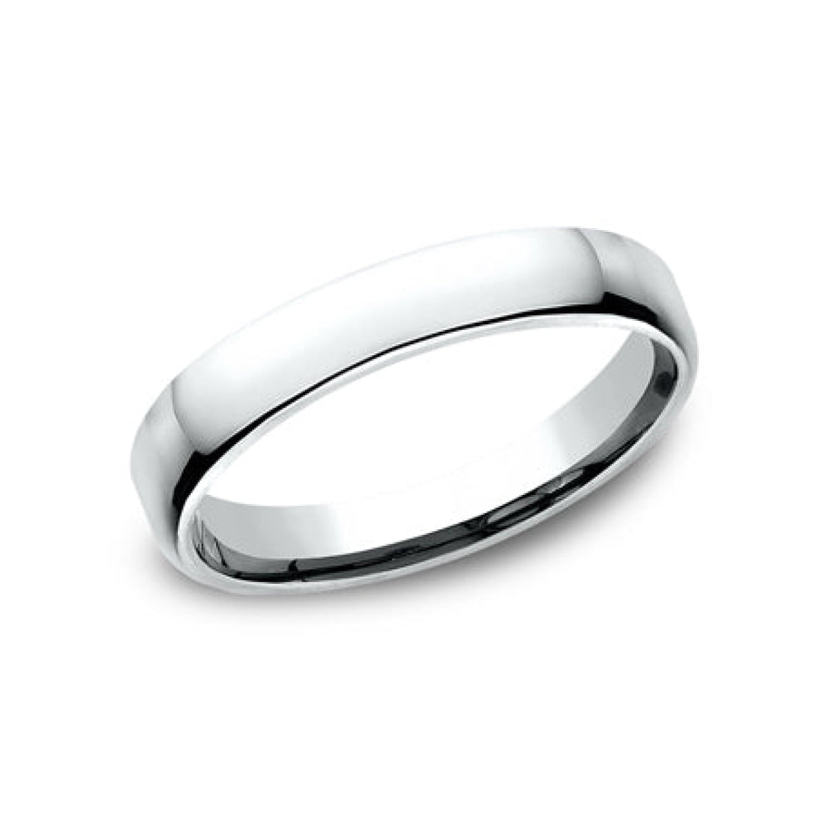Benchmark Wedding Rings - Platinum Euro Dome Comfort Fit 3.5 Wedding Band Ring | Manfredi Jewels