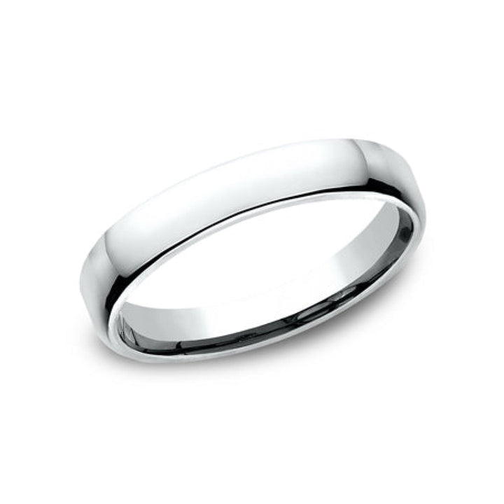 Benchmark Wedding Rings - Platinum Euro Dome Comfort Fit 3.5 Wedding Band Ring | Manfredi Jewels