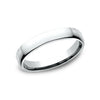 Benchmark Wedding Rings - Platinum Euro Dome Comfort Fit 3.5 Band Ring | Manfredi Jewels