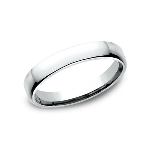 Platinum Euro Dome Comfort Fit 3.5 Wedding Band Ring