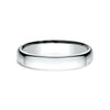 Benchmark Wedding Rings - Platinum Euro Dome Comfort Fit 3.5 Band Ring | Manfredi Jewels