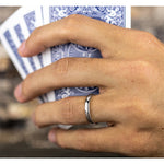 Benchmark Wedding Rings - Platinum Euro Dome Comfort Fit 3.5 Band Ring | Manfredi Jewels