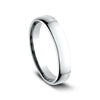 Benchmark Engagement - Platinum Euro Dome Comfort Fit 4.5 Wedding Band Ring | Manfredi Jewels