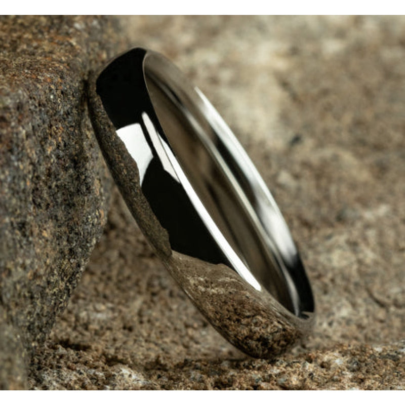 Benchmark Platinum Euro Dome Comfort Fit 4.5 Wedding Band Ring Engagement Manfredi Jewels