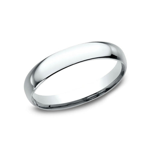 Benchmark Wedding Rings - Platinum Regular Dome Comfort Fit 3.0 Band Ring | Manfredi Jewels