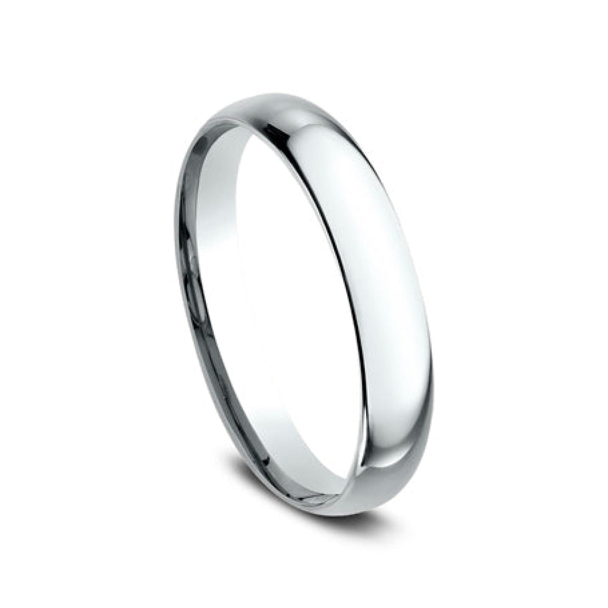 Benchmark Wedding Rings - Platinum Regular Dome Comfort Fit 3.0 Wedding Band Ring | Manfredi Jewels