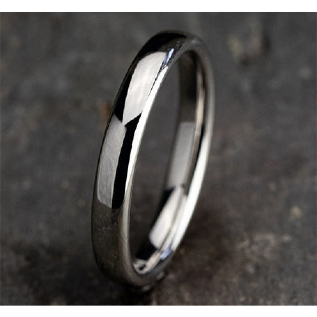 Benchmark Wedding Rings - Platinum Regular Dome Comfort Fit 3.0 Wedding Band Ring | Manfredi Jewels