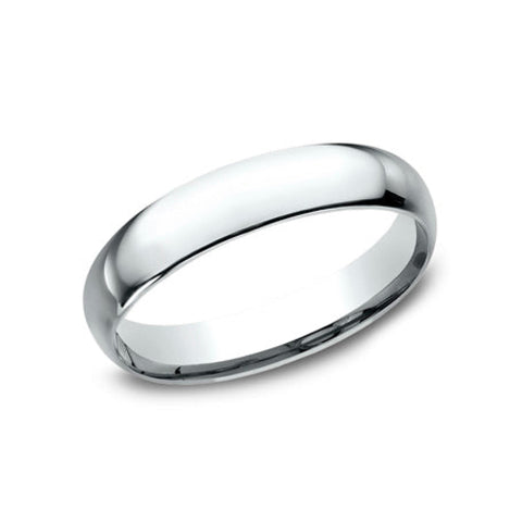 Platinum Regular Dome Comfort Fit 4.0 Wedding Band Ring