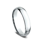 Benchmark Wedding Rings - Platinum Regular Dome Comfort Fit 4.0 Band Ring | Manfredi Jewels
