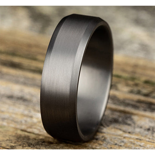 Benchmark Wedding Rings - Washington Tantalum Comfort Fit 7.0 Band Ring | Manfredi Jewels