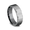 Benchmark Wedding Rings - Washington Tantalum Comfort Fit 7.0 Band Ring | Manfredi Jewels