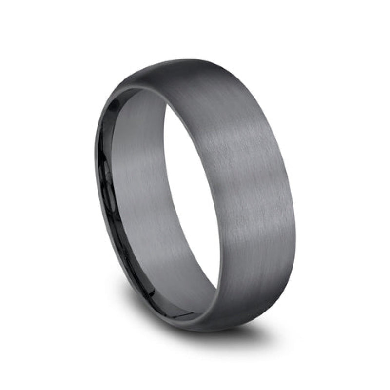 Benchmark Wedding Rings - Watchman Tantalum Comfort Fit 8.0 Band Ring | Manfredi Jewels