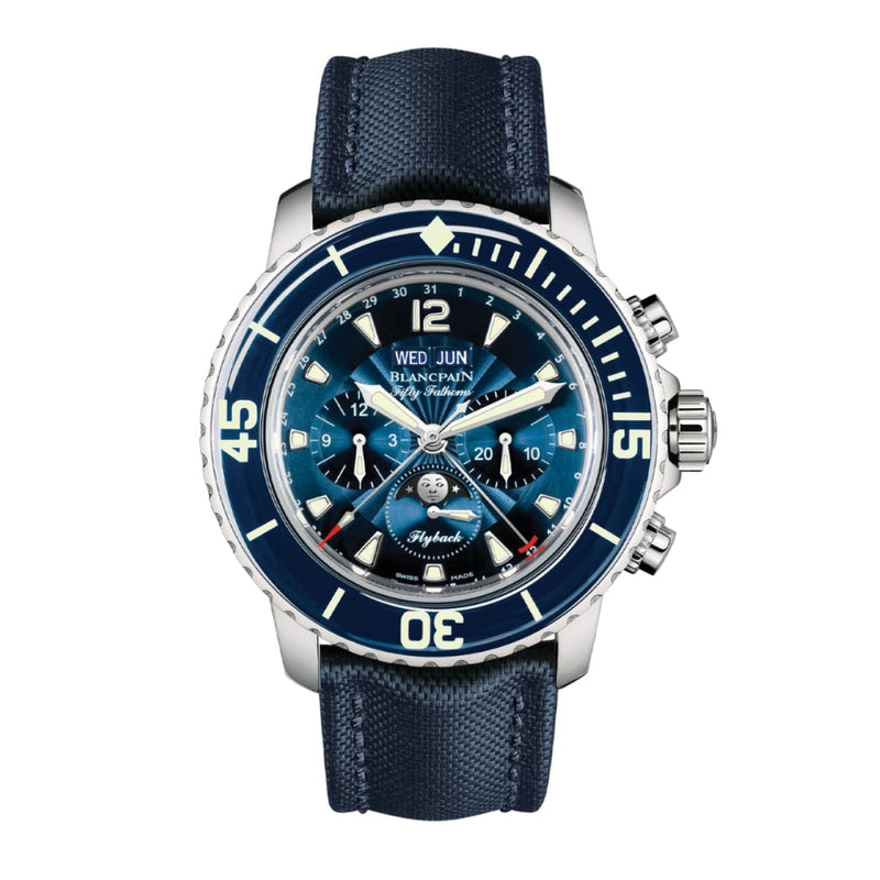 Blancpain Watches - FIFTY FATHOMS CHRONOGRAPHE FLYBACK QUATIÈME COMPLET | Manfredi Jewels