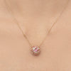 Brumani Jewelry - Bubbles Rosé 18K Rose Gold Pink Tourmalines & Mixed Gemstone Pendant Necklace | Manfredi Jewels