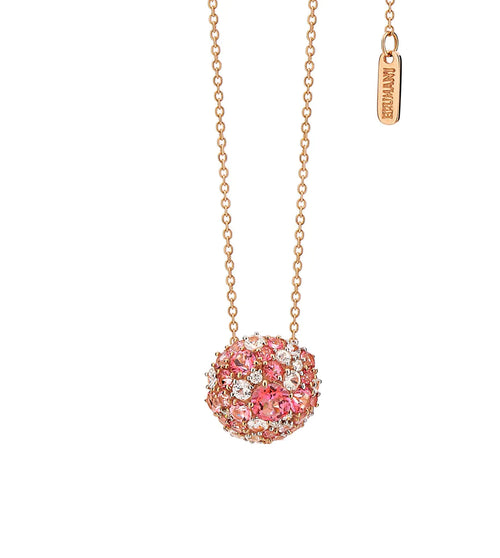 Brumani Jewelry - Bubbles Rosé 18K Rose Gold Pink Tourmalines & Mixed Gemstone Pendant Necklace | Manfredi Jewels