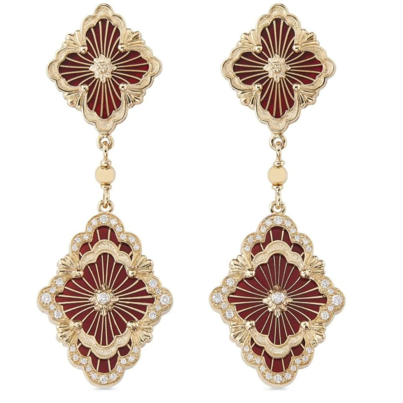 Buccellati Jewelry - 18K Yellow Gold Opera Tulle Earrings | Manfredi Jewels