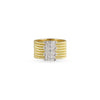 Buccellati Jewelry - Hawaii 18K Yellow & White Gold Diamond Ring | Manfredi Jewels