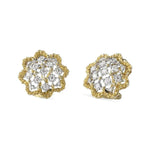 Buccellati Jewelry - Rombi 18K Yellow & White Gold Diamond Earrings | Manfredi Jewels