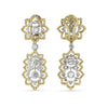 Buccellati Jewelry - Rombi 18K Yellow & White Gold Pendant Diamond Earrings | Manfredi Jewels