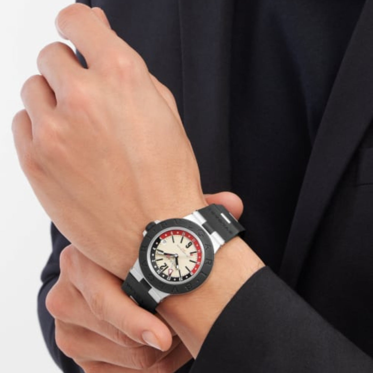 Bvlgari Aluminium 103963 GMT Automatic Watch – Manfredi Jewels