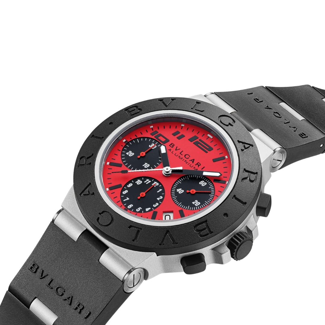 BULGARI New Watches - ALUMINIUM DUCATI SPECIAL EDITION WATCH 103701 | Manfredi Jewels