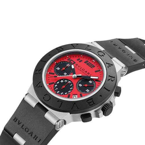 BULGARI New Watches - ALUMINIUM DUCATI SPECIAL EDITION WATCH 103701 | Manfredi Jewels