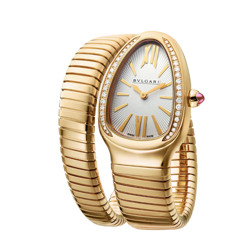Bulgari snake watch deals gold