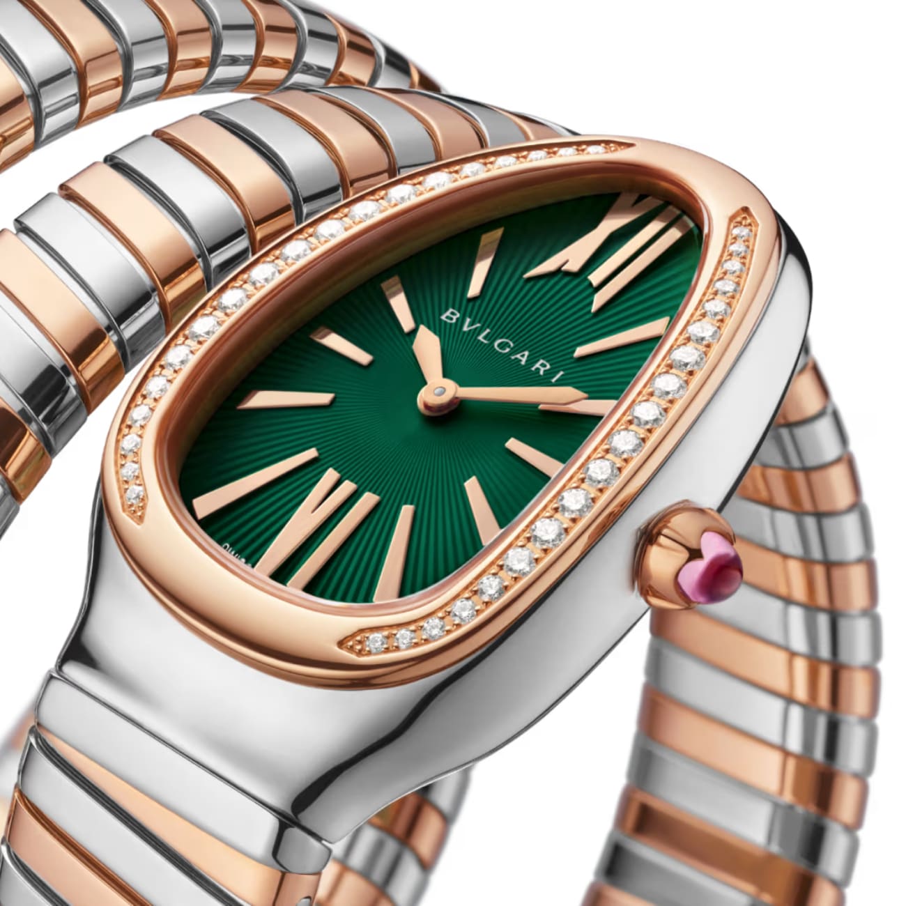 Bvlgari Serpenti Tubogas 102791 – Rose Gold & Diamond Watch