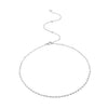 Casato Jewelry - Maureen 18K White Gold Extendable Sahara Choker Diamond Necklace | Manfredi Jewels