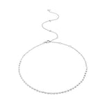 Casato Jewelry - Maureen 18K White Gold Extendable Sahara Choker Diamond Necklace | Manfredi Jewels