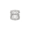 Casato Jewelry - Maureen 18K White Gold Sahara Cascading Diamond Ring | Manfredi Jewels