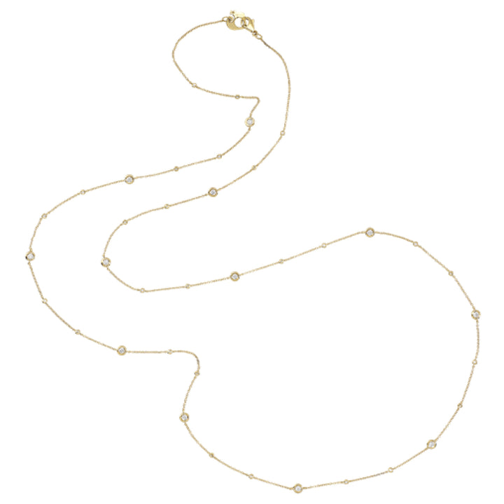 Chantecler Capri Jewelry - Accessori 18K Yellow Gold and Diamonds Capri Long Chain | Manfredi Jewels