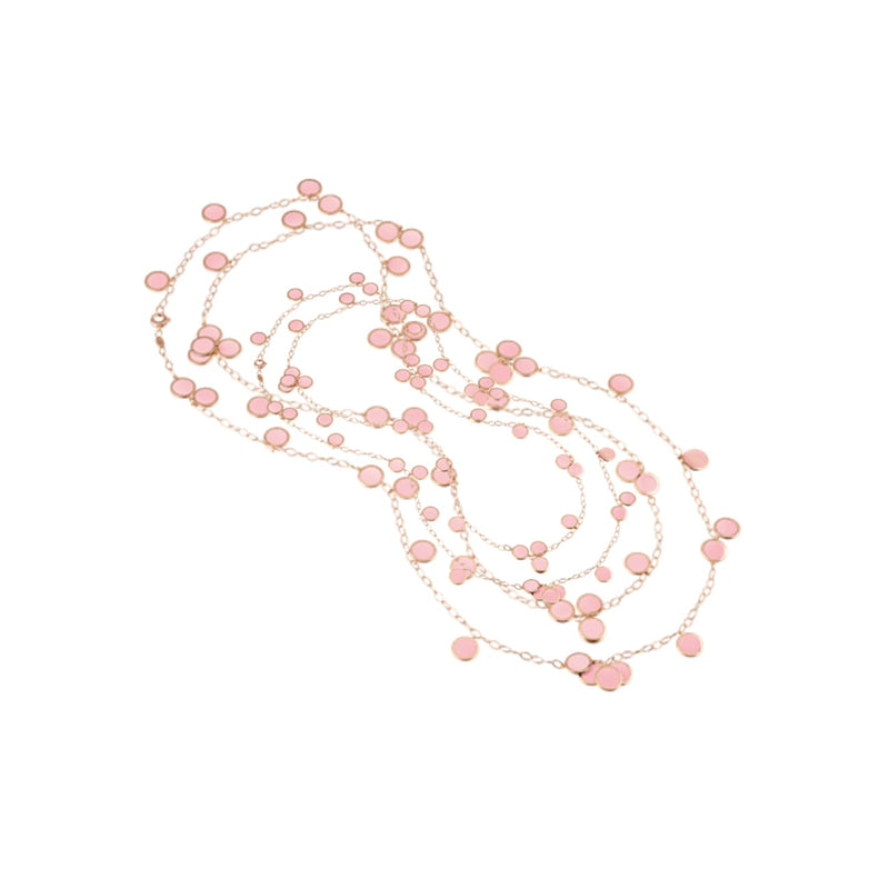 Chantecler Capri Jewelry - Paillettes 18K Rose Gold Necklace | Manfredi Jewels