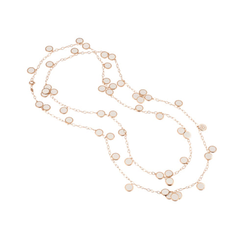 Chantecler Capri Jewelry - Paillettes 18K Rose Gold Necklace | Manfredi Jewels