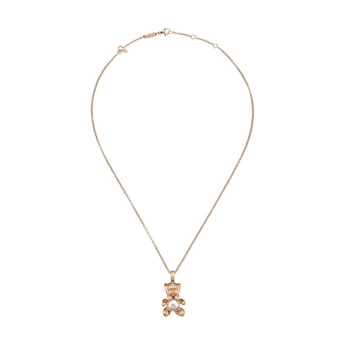 Chopard Jewelry - Happy Diamonds 18K Ethical Rose Gold Elephant Necklace | Manfredi Jewels