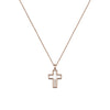 Chopard Jewelry - Happy Diamonds Ethical Rose Gold Cross Pendant Necklace | Manfredi Jewels