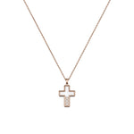 Chopard Jewelry - Happy Diamonds Ethical Rose Gold Cross Pendant Necklace | Manfredi Jewels