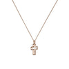 Chopard Jewelry - Happy Diamonds Ethical Rose Gold Cross Pendant Necklace | Manfredi Jewels