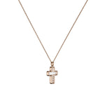 Chopard Jewelry - Happy Diamonds Ethical Rose Gold Cross Pendant Necklace | Manfredi Jewels