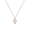 Chopard Jewelry - Happy Diamonds Ethical Rose Gold Cross Pendant Necklace | Manfredi Jewels