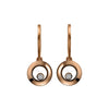 Chopard Jewelry - Happy Diamonds Ethical Rose Gold Diamonds Drop Earrings | Manfredi Jewels